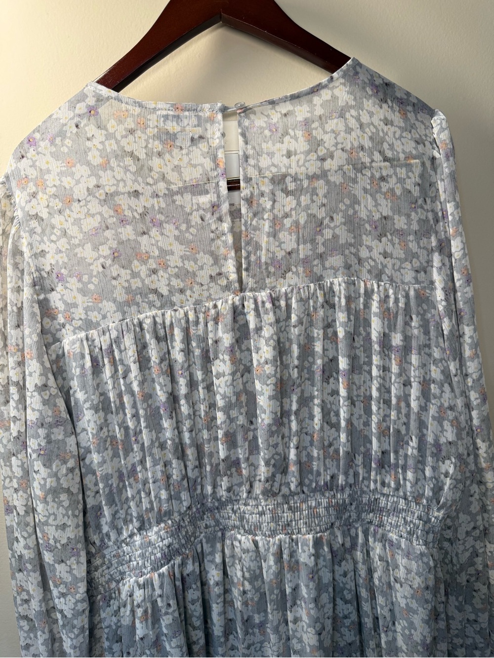 Arula Floral Long-Sleeve Plus size Festival  Comfortable Tiered Milkmaid Dress - Picture 4 of 7